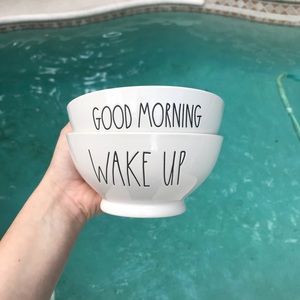 NEW Rae Dunn Good Morning & Wake Up Bowls